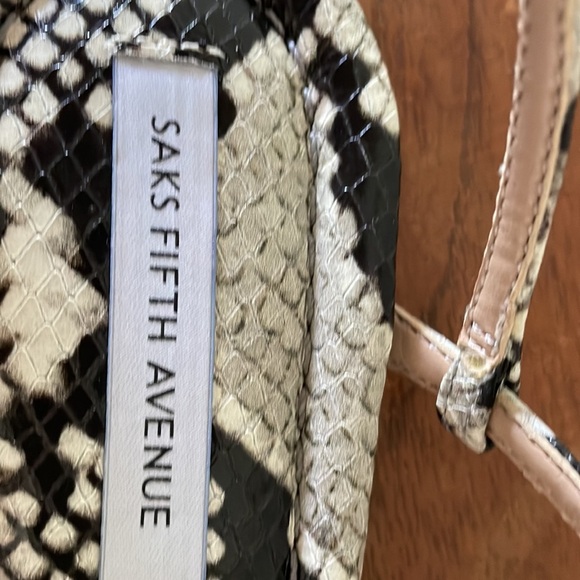Saks Fifth Avenue Snakeskin Print Sandals - Picture 11 of 14